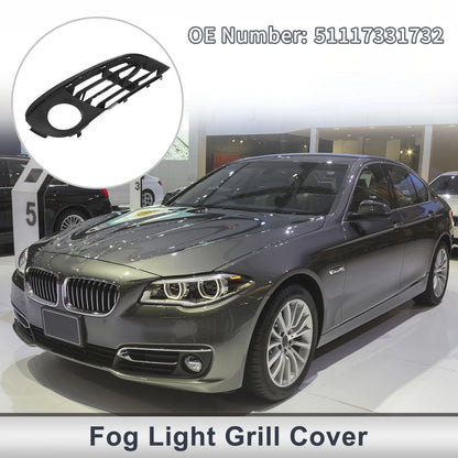 1 x Front Right Fog Light Grill for BMW 528i Black (2014 - 2016)