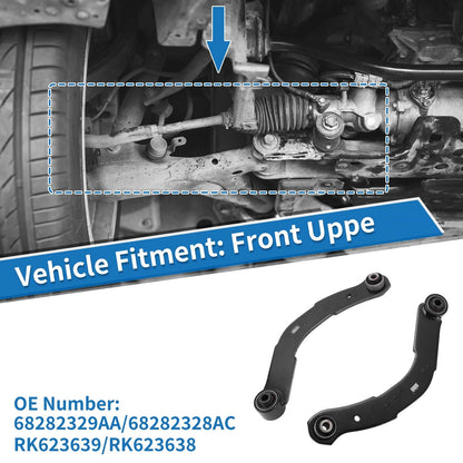 2 x Front Upper Control Arms with Ball Joints for Dodge Durango (2016-2022)