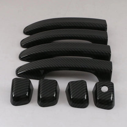 Carbon Fiber Door Handle Lid Cover Trim for Honda Accord 2018-2022 Sedan