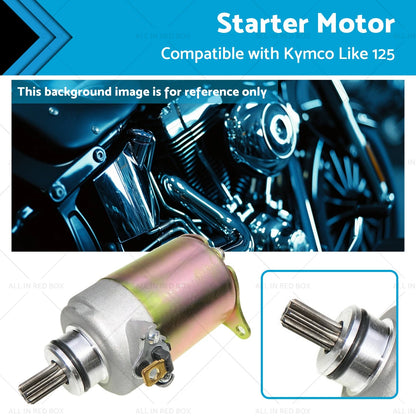 Starter Motor for Kymco Like 125 LX MMC 4T Euro III (2006-2018)