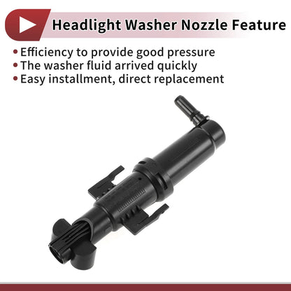 Front Passenger Side Headlight Washer Nozzle for BMW 535i (2010-2016)