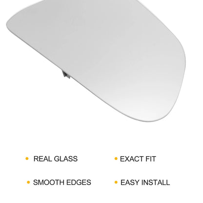 Heated Right Side Mirror Glass with Backing Plate for Tesla Model 3 (17-21)