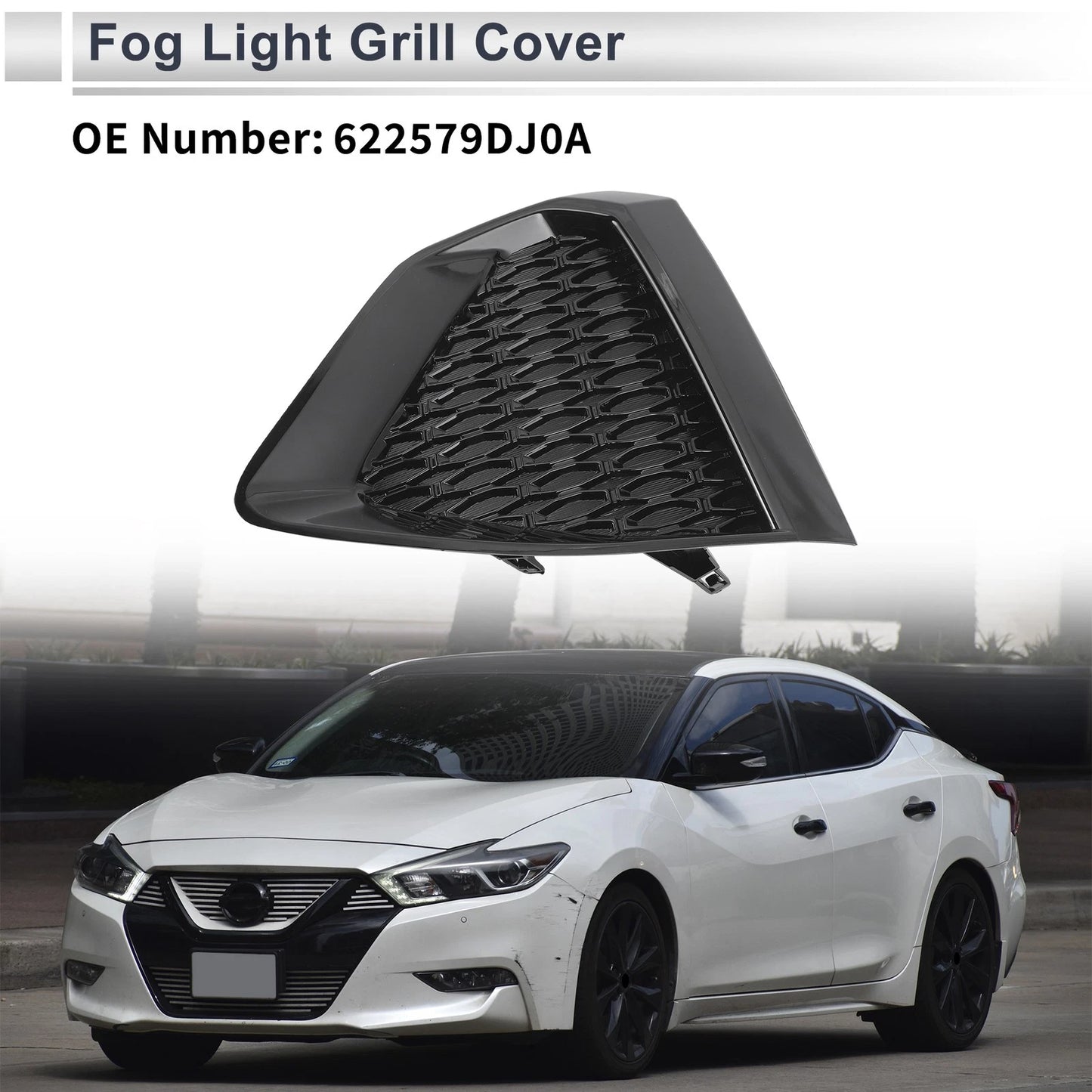 Front Left Fog Light Grill for Nissan Maxima (2019-2022)