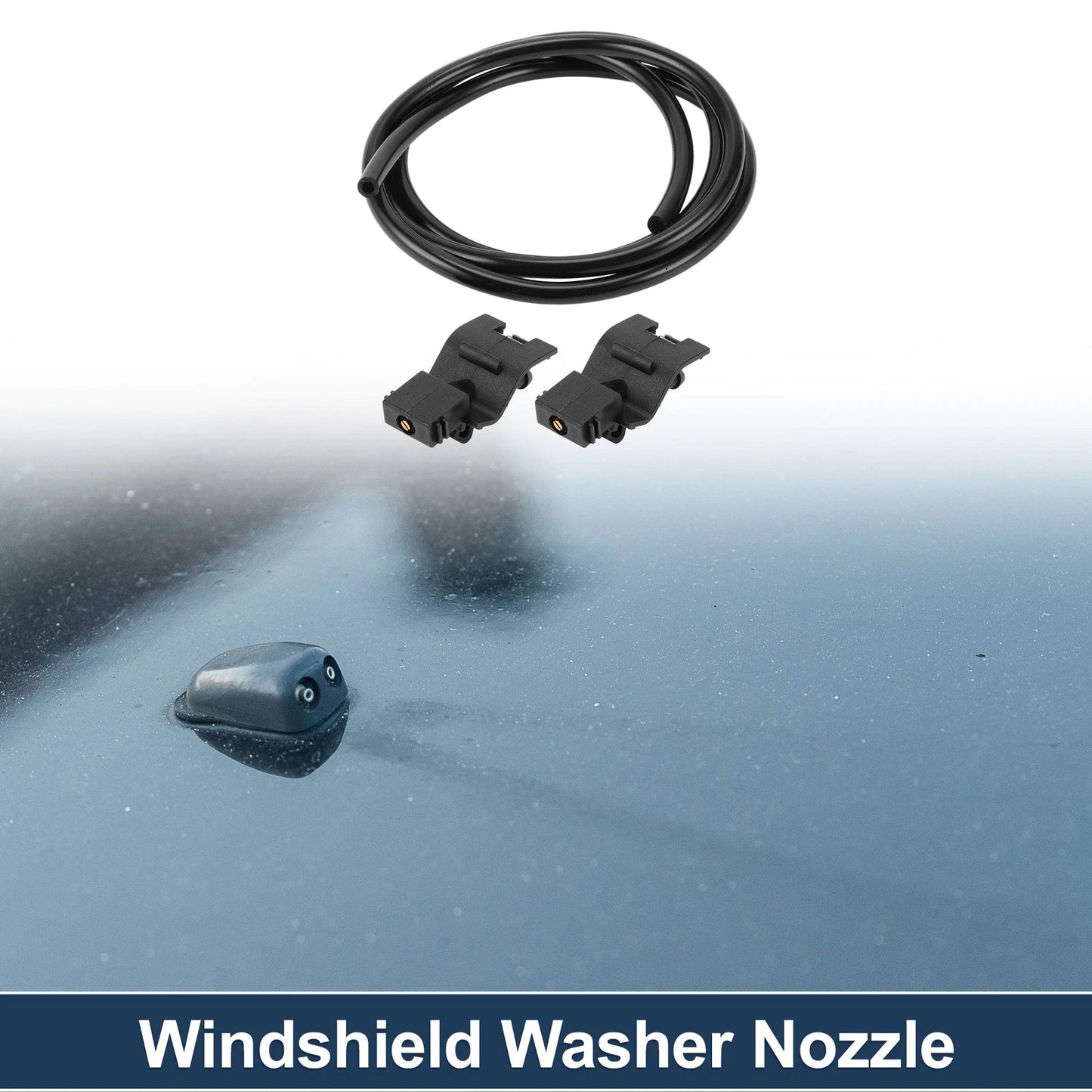1x Windshield Washer Nozzle With Fluid Hose for Toyota Camry (2007–2007)