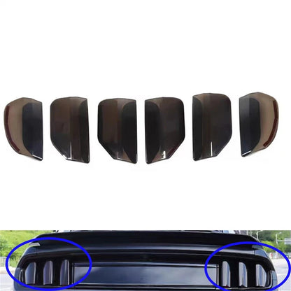 6 x Tail Light Lamp Guard Cover Trim Bezels for Ford Mustang (2015-2017)