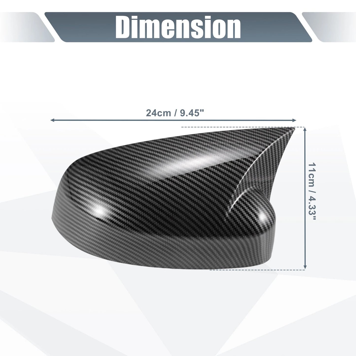 Carbon Fiber Rearview Mirror Covers for Ford Focus RS ST (2016-2018)