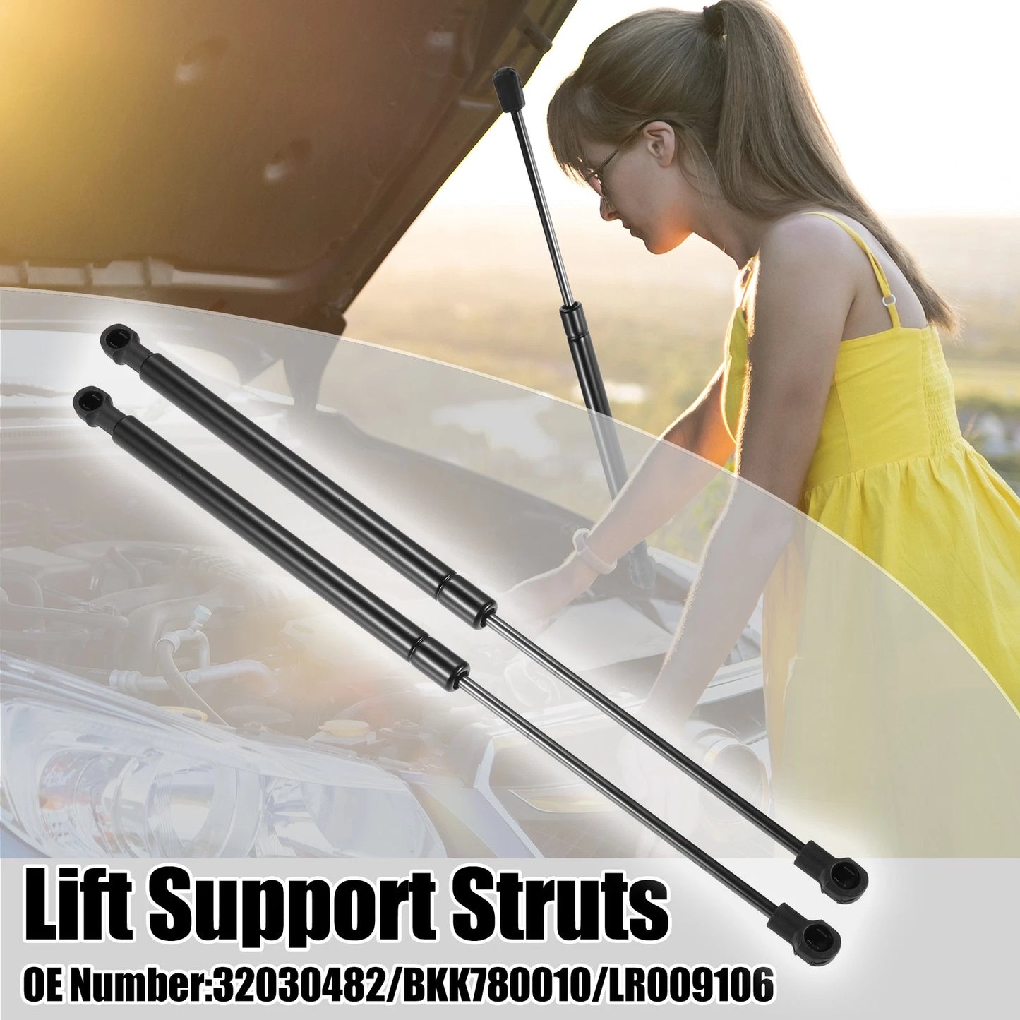 Front Hood Lift Support Struts for Land Rover LR3 (2005-2009)