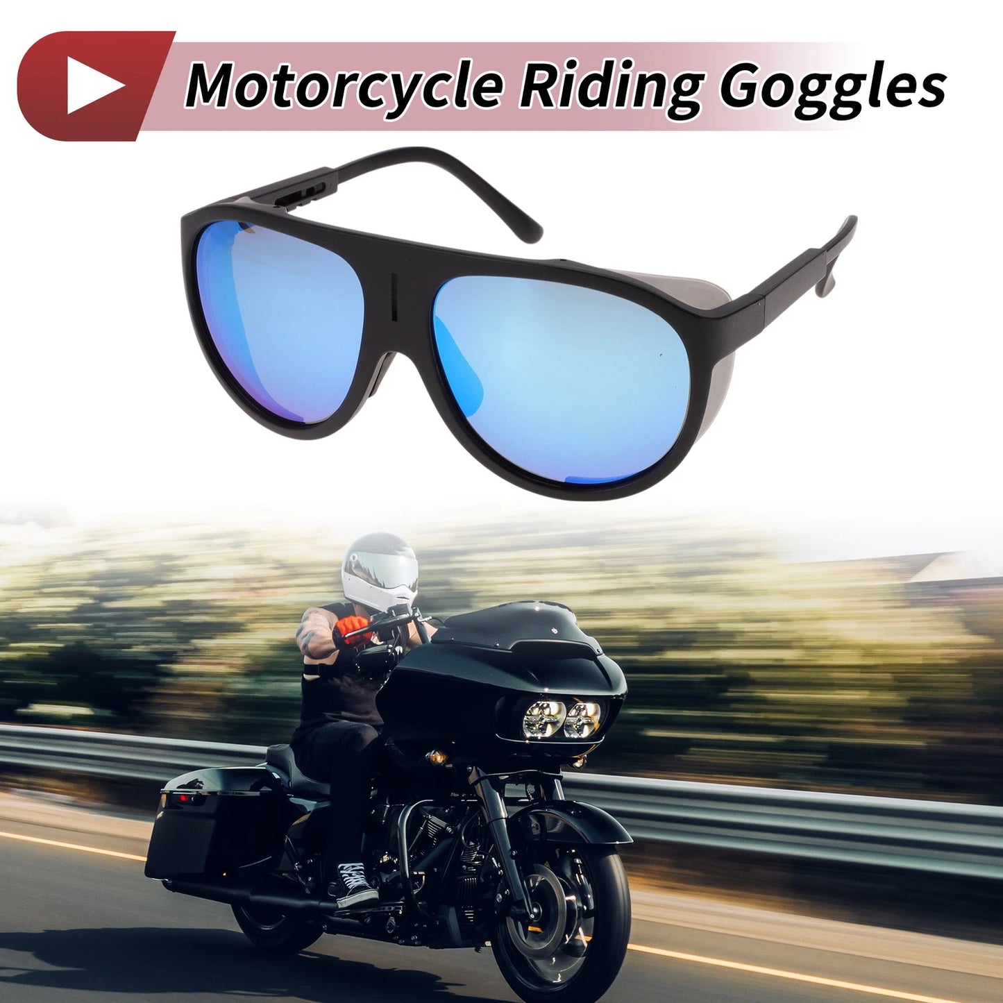 1 x Motorcycle Riding Goggles