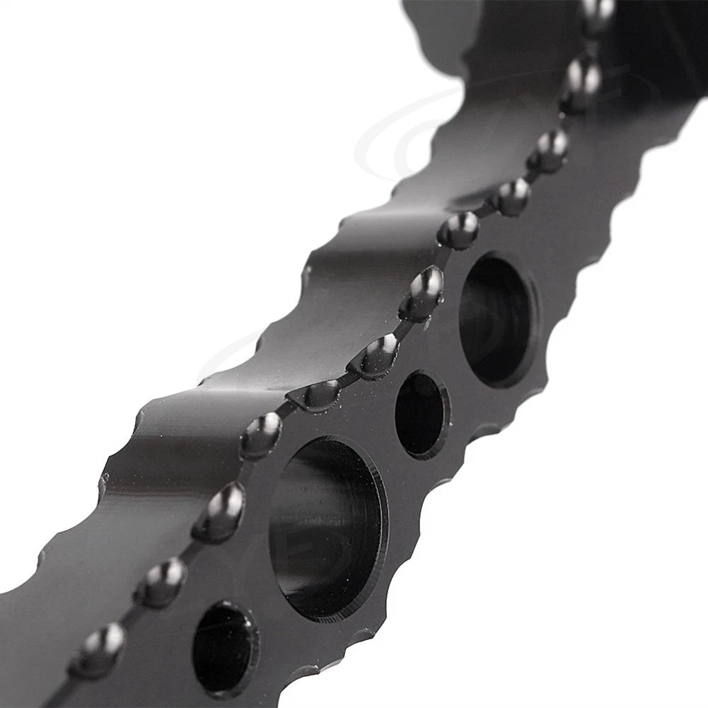 Rear Passenger Foot Pegs for Suzuki Hayabusa GSXR 1300 (2008-2017) Black