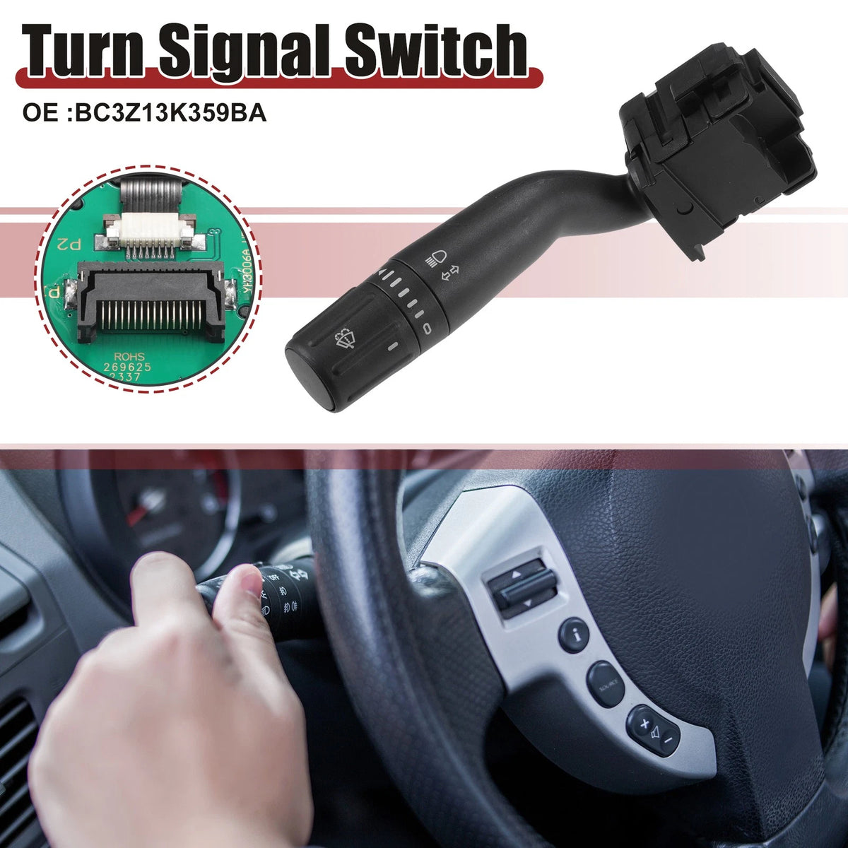 Turn Signal Switch for Ford F-150 (2015-2023) - 1 x Multifunction Switch