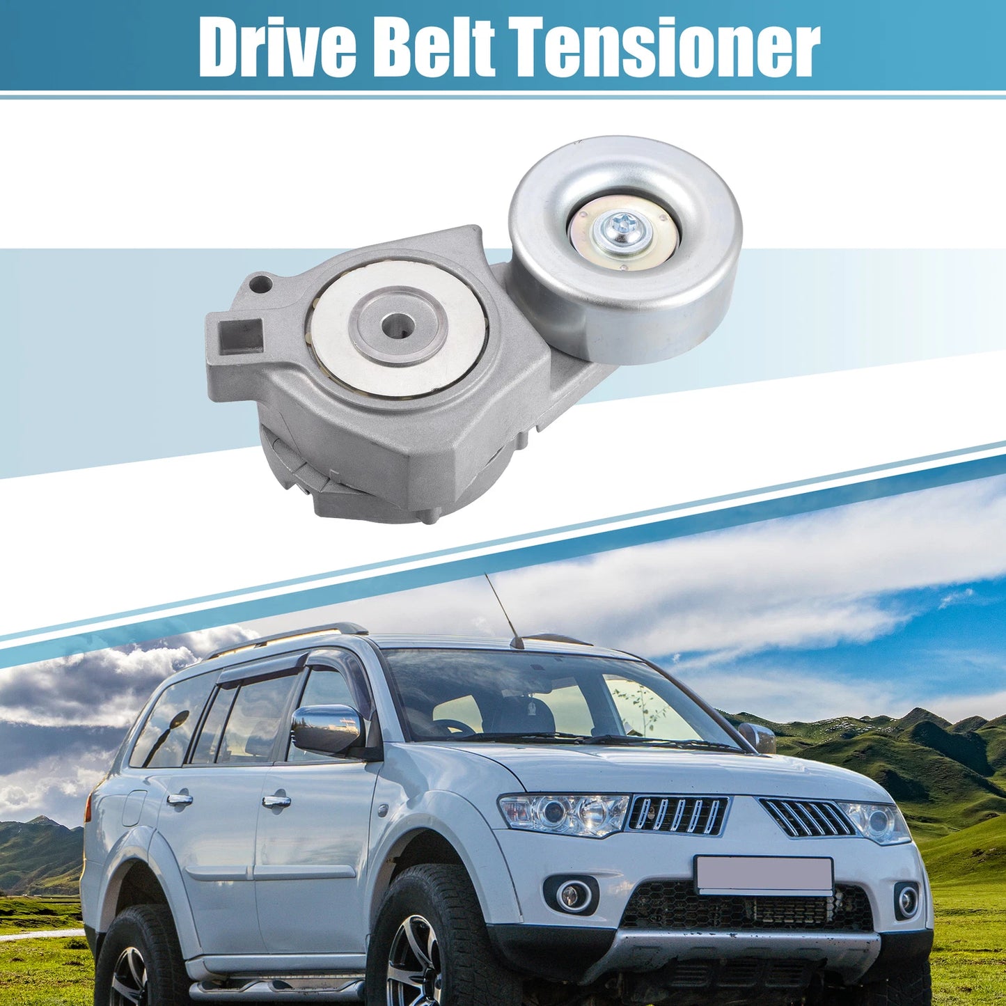 Belt Tensioner Pulley Assembly for Mitsubishi Montero (2001-2006) 3.5L