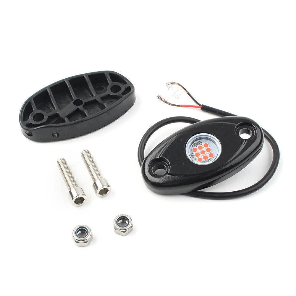 9W Red LED Rock Lights for JEEP Offroad Truck Underbody (2010-2023)