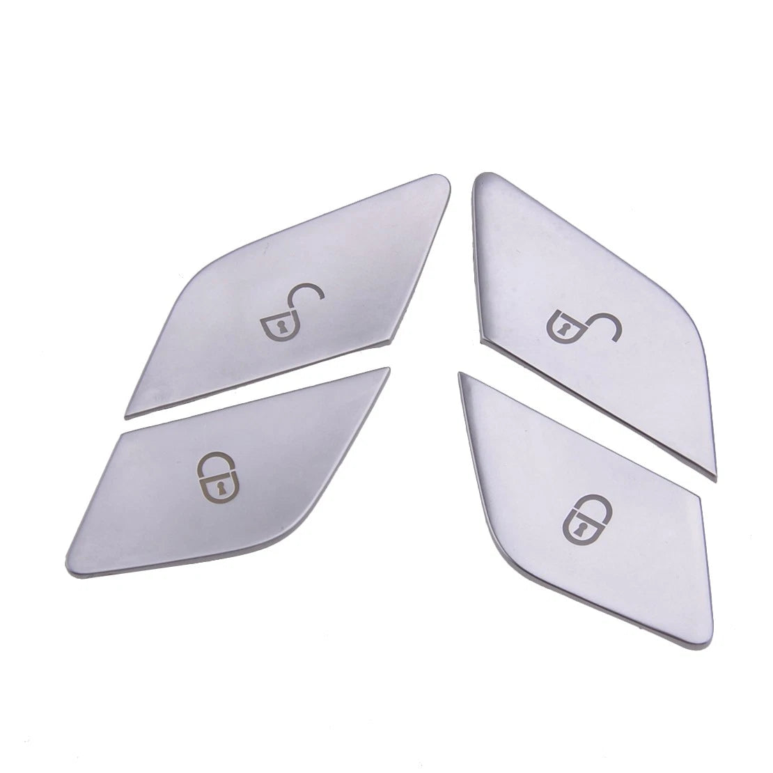 4pcs Door Lock Unlock Button Cover Trim for Mercedes Benz W205 W213 X253