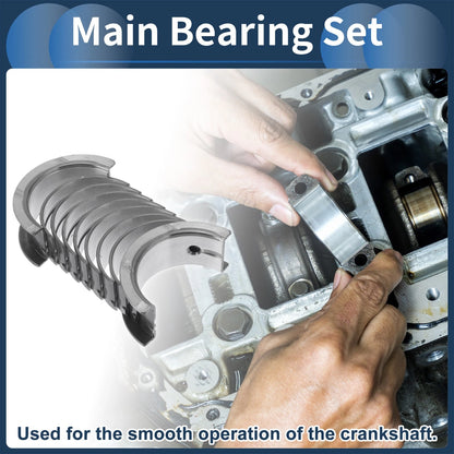 10 x Main Bearing Set No.MD091399 for MITSUBISHI DELICA (1969-1988)