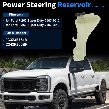 Power Steering Pump Reservoir Tank for Ford F-250 Super Duty (2007-2010)