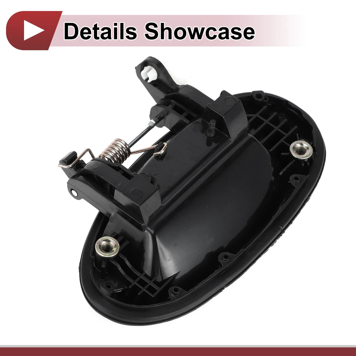 Exterior Door Handle for Hyundai Elantra Rear Right Black (2011-2016)