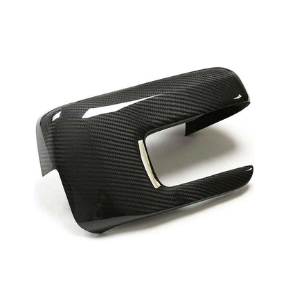 Real Carbon Fiber Side Mirror Cover Trim Fit For Ford F150 2021-2023