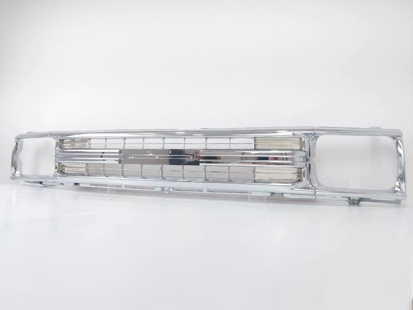3 x Chrome Grill & Light Surround Cases for Toyota Hilux (1989-1991)