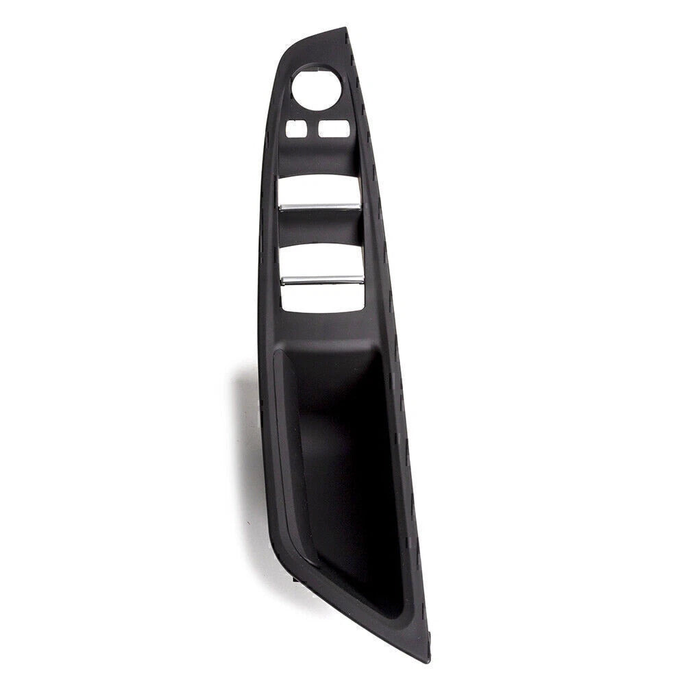 Black Front Inner Door Handle Trim Cover for BMW 5 Series (2010-2017)