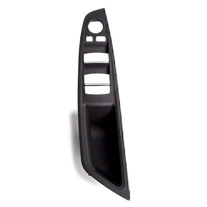 Black Front Inner Door Handle Trim Cover for BMW 5 Series (2010-2017)