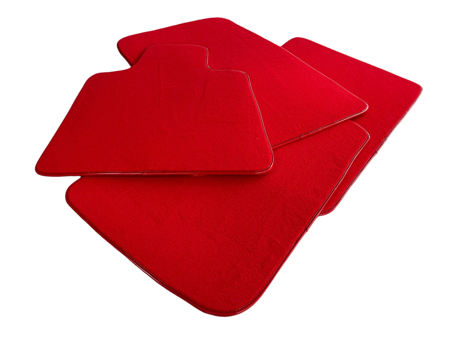Red Floor Mats for Rolls Royce Ghost (2010-2023) - Tailored Carpets, Premium
