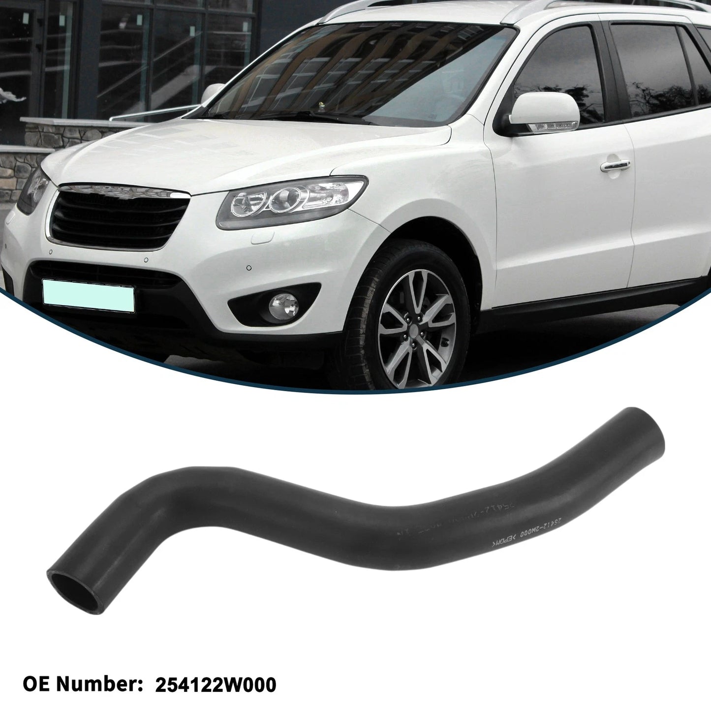 Radiator Hose for Hyundai Santa Fe 2015-2017 (2 x)