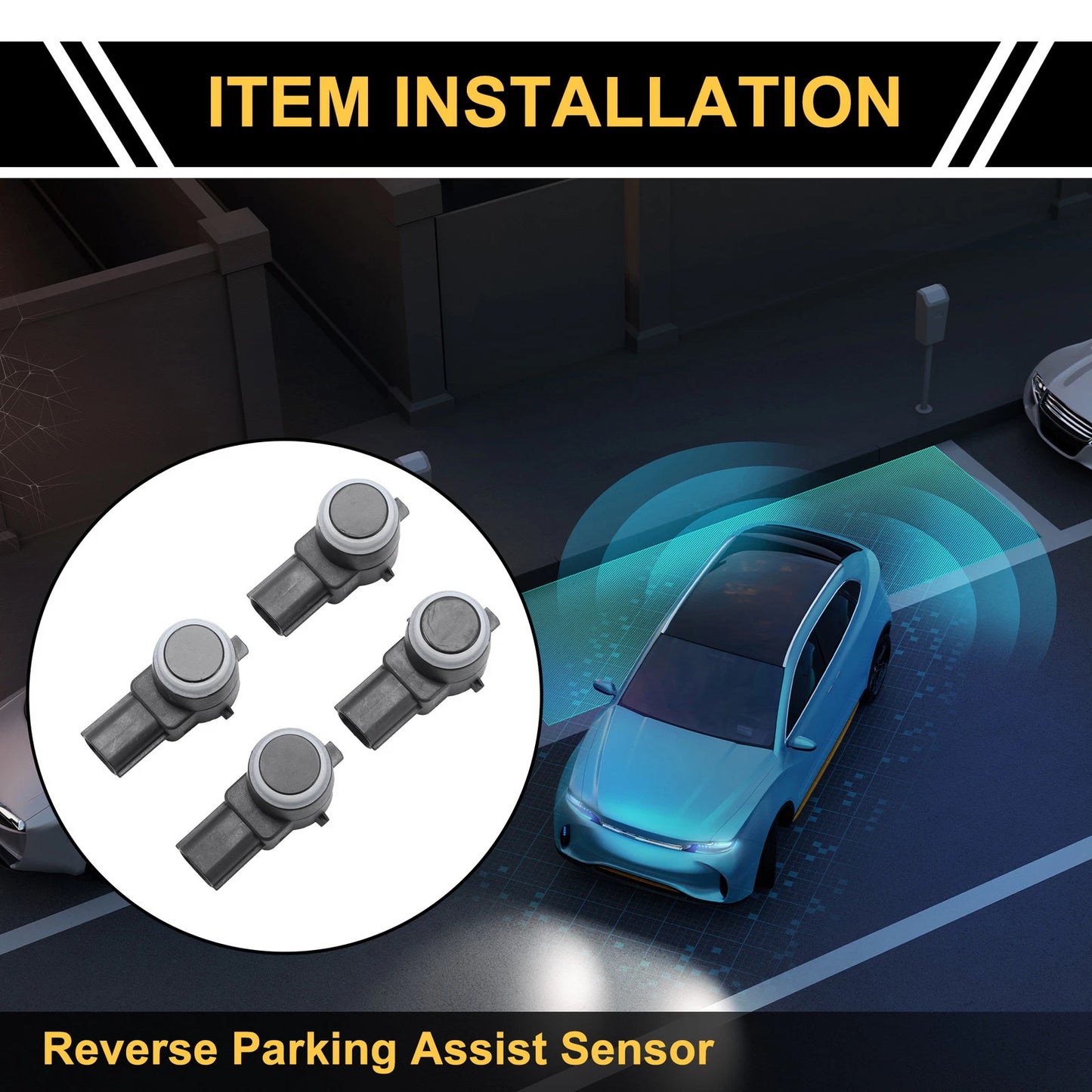 4 pcs bumper reverse parking sensor for Ram 1500 2500 3500