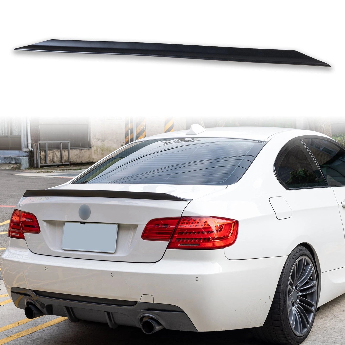 8" Matte Black Boot Lip Spoiler for Mercury Marauder (2003-2004)
