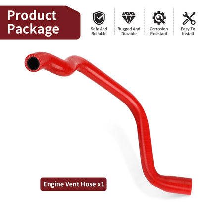 Engine Vent Hose for Polaris Ranger 570 XP Crew Full-Size (2015-2016) Red