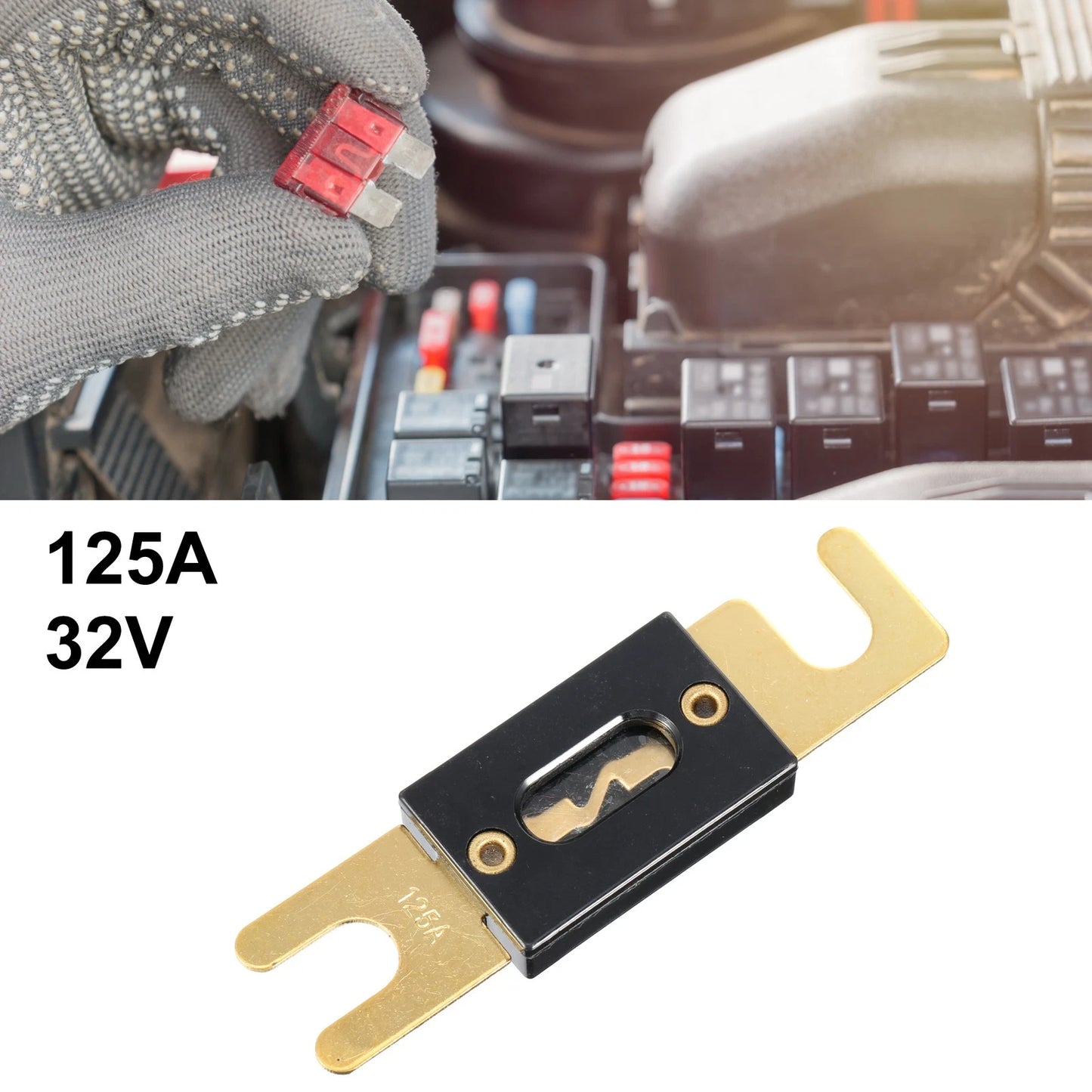 125A ANL Fuse Electrical Protection for Car Truck Motorcycle Boat Audio CDs