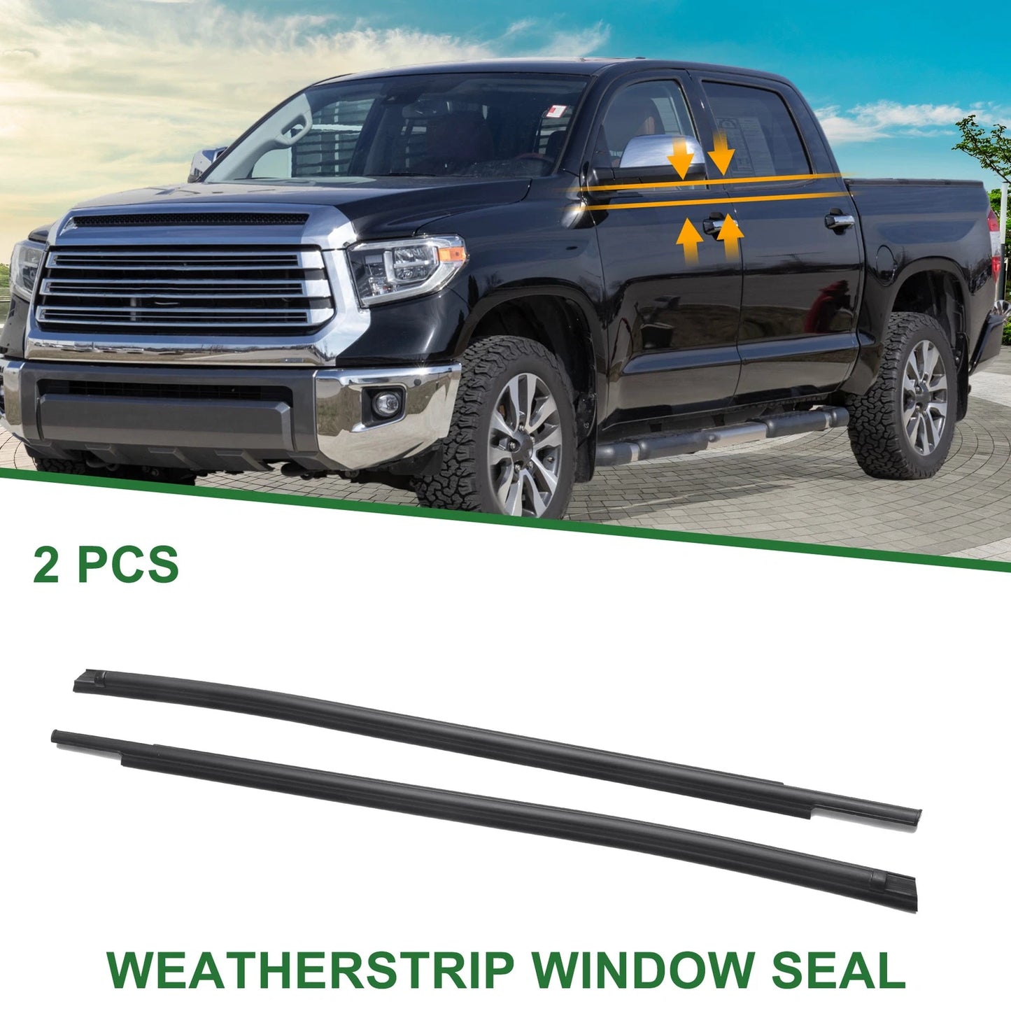 Rear Weatherstrip Window Seal for Toyota Tundra (2007-2021)