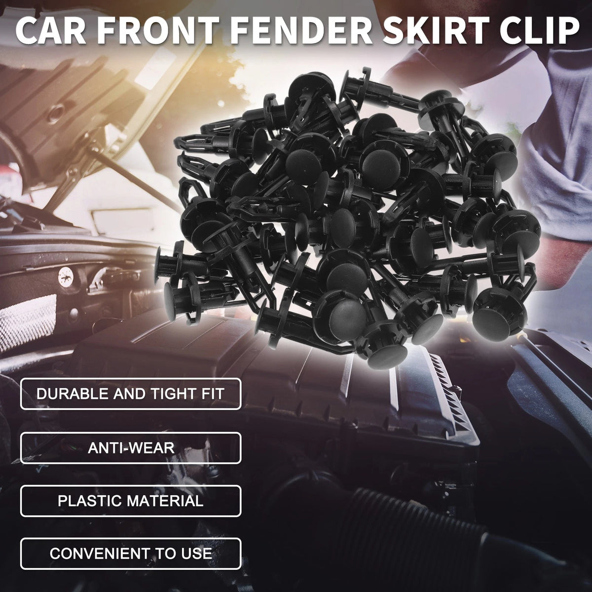 40 Pcs Front Fender Skirt Clips for Toyota 4Runner, Avalon (2010-2023)