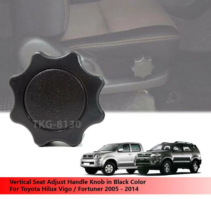Black Seat Adjust Handle Knob for Toyota Hilux Vigo/Fortuner (2005-2014)