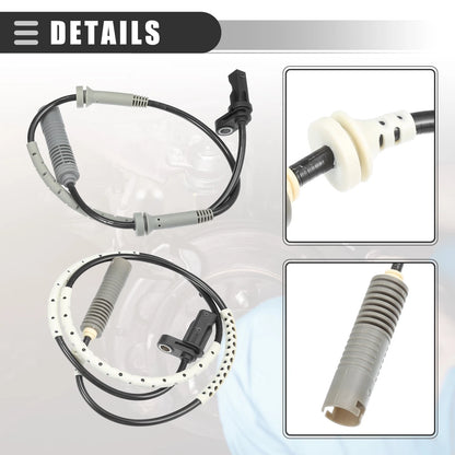 Front Rear Left Right ABS Sensor for BMW 128i 4pcs