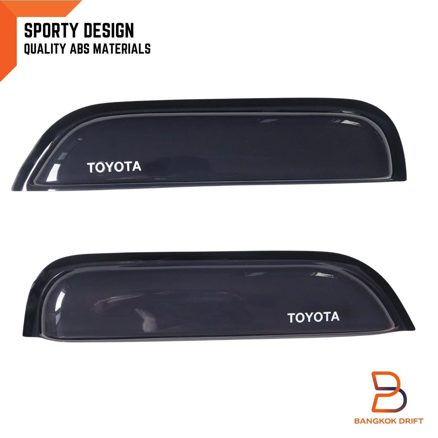 Weather Shield Window Visor Rain Guard for Toyota Hilux (1998-2004)