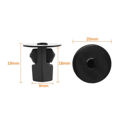 40x Plastic Rivet Bumper Mudguard Fastener Clip for Toyota/Lexus