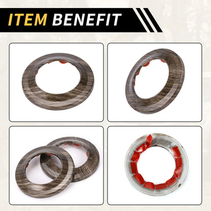 A Pillar Speaker Ring Cover Trim for Jeep Wrangler JK (2007-2014) Brown