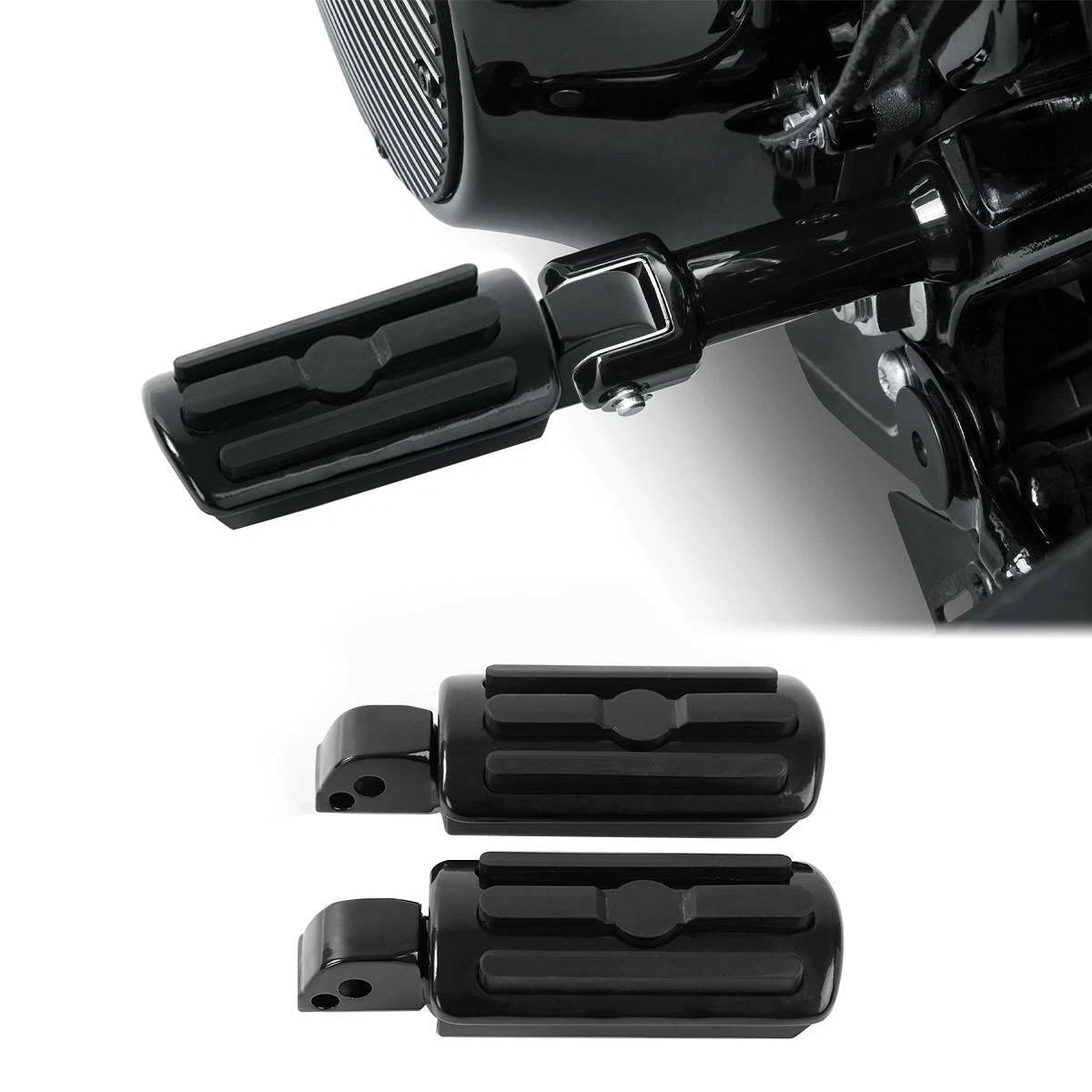 Passenger Foot Pegs for Harley Softail Street Fat Bob Slim Fat Boy (2018-2025)