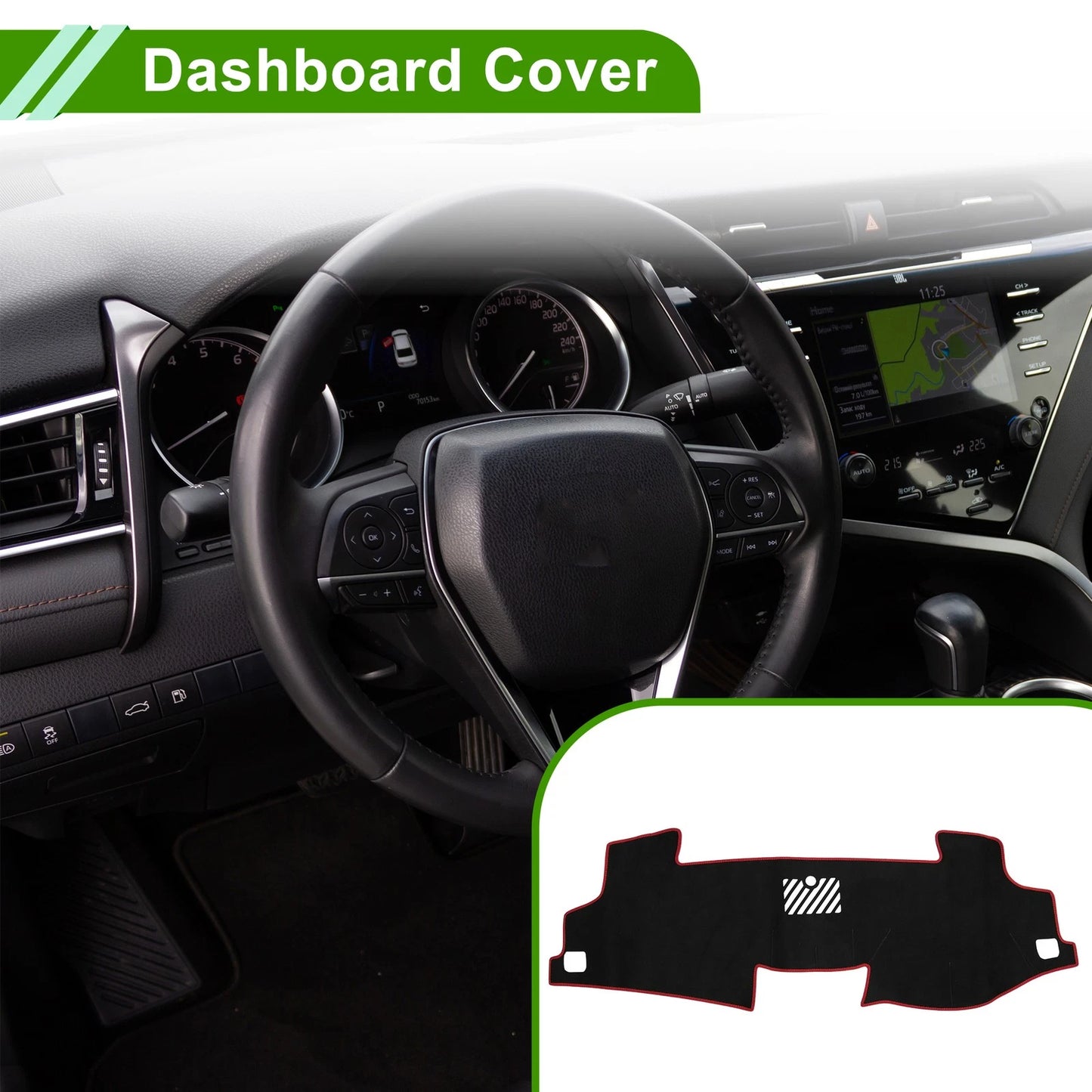 Dashboard Dash Cover Mat for Toyota Camry (2017-2024)