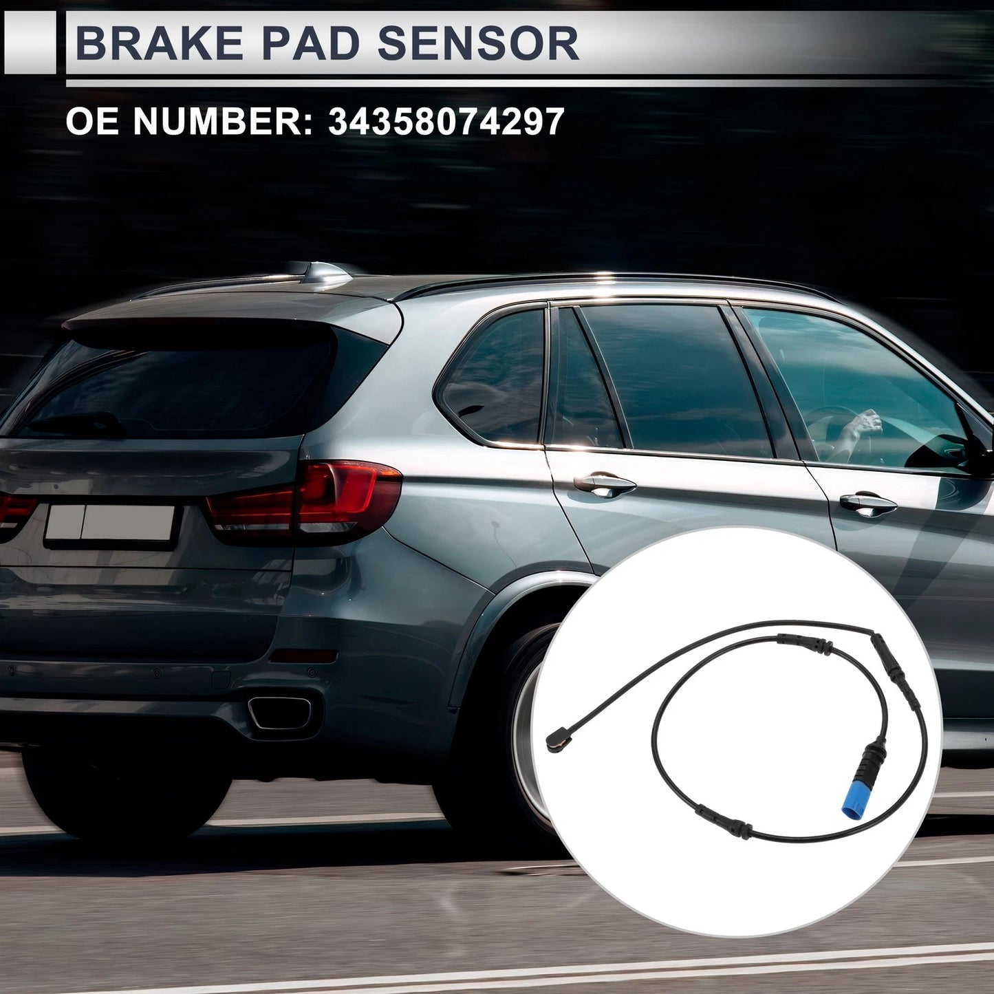 Car Front Brake Pad Wear Sensor for BMW X6 (2020-2023)