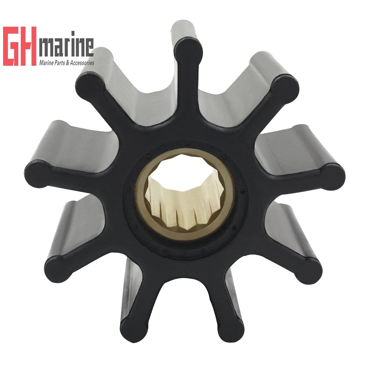 Flexible Raw Water Pump Impeller for Hyundai Seasall D170 Inboard Marine