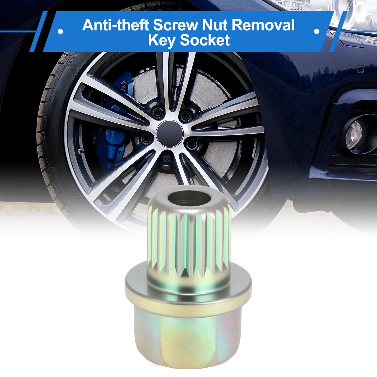 38/22PT Wheel Lock Lug Nut Key for BMW