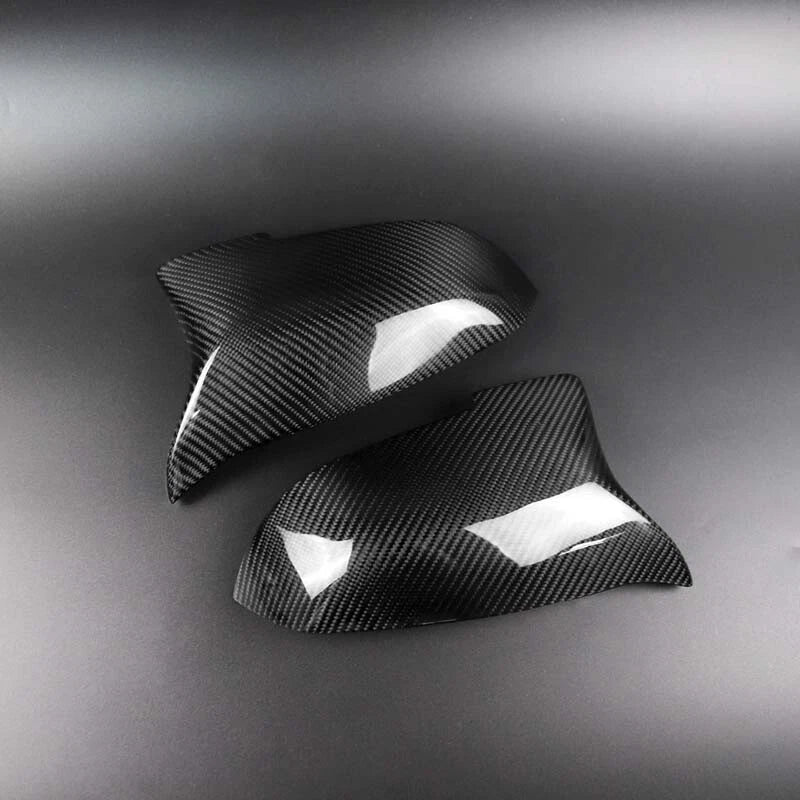 Pair Real Carbon Fiber Replace Side Mirror Cover Cap for BMW F30 F31 3 Series