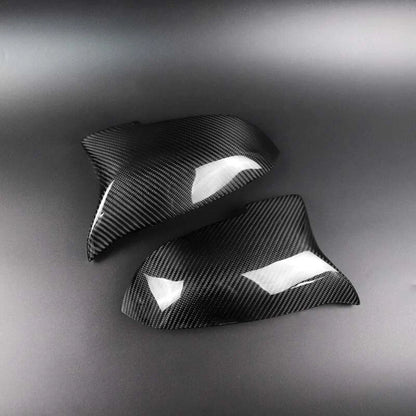 Pair Real Carbon Fiber Replace Side Mirror Cover Cap for BMW F30 F31 3 Series