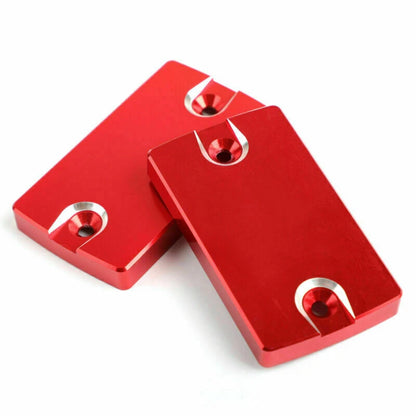 Red Front Brake Fluid Reservoir Cap for Suzuki GSX1400 GSF1200/S (2001-2007) 2 x