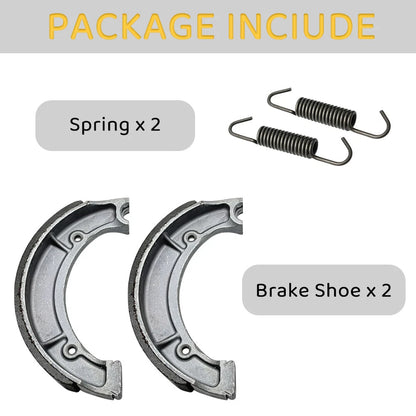 2 x Rear Brake Shoes for Yamaha Big Bear 350/400 YFM (1996–2004)