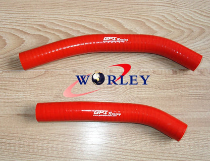 Silicone Radiator Hose for Suzuki LTR450 LT450R 2006-2009 Red/Blue