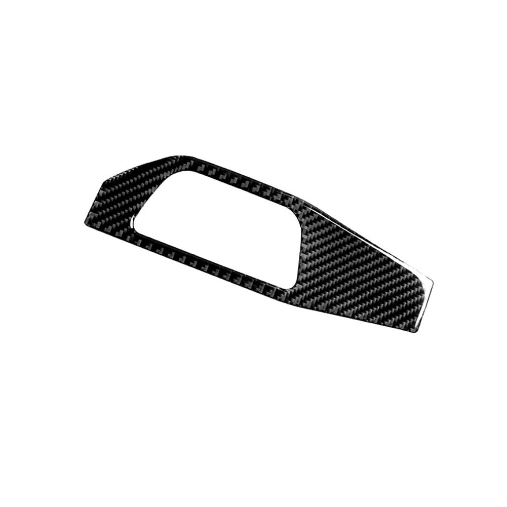Carbon Fiber Headlight Switch Panel Cover Trim for Audi A4 A5 (2016-2023)