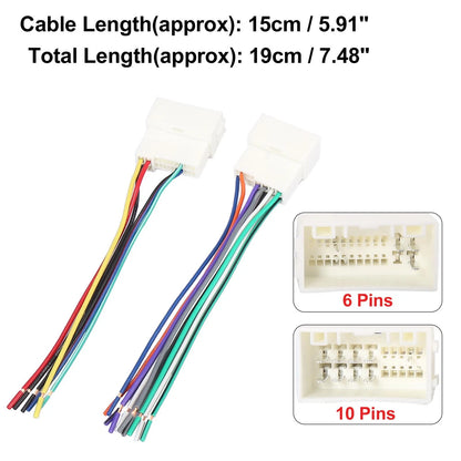 Stereo CD Player Wiring Harness Set for Hyundai Elantra (2001-2006)