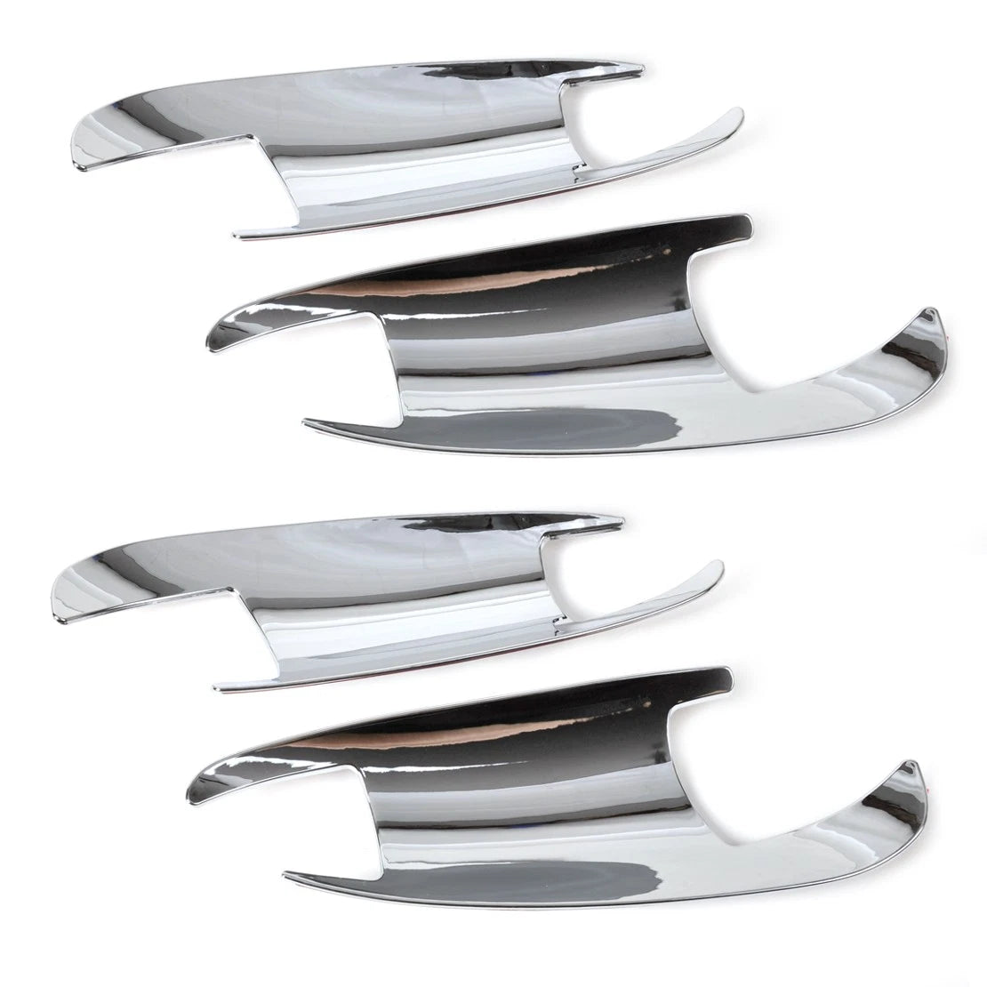 4 x Chrome Door Handle Recesses for Mercedes Benz GLK300 W204 (2008-2015)